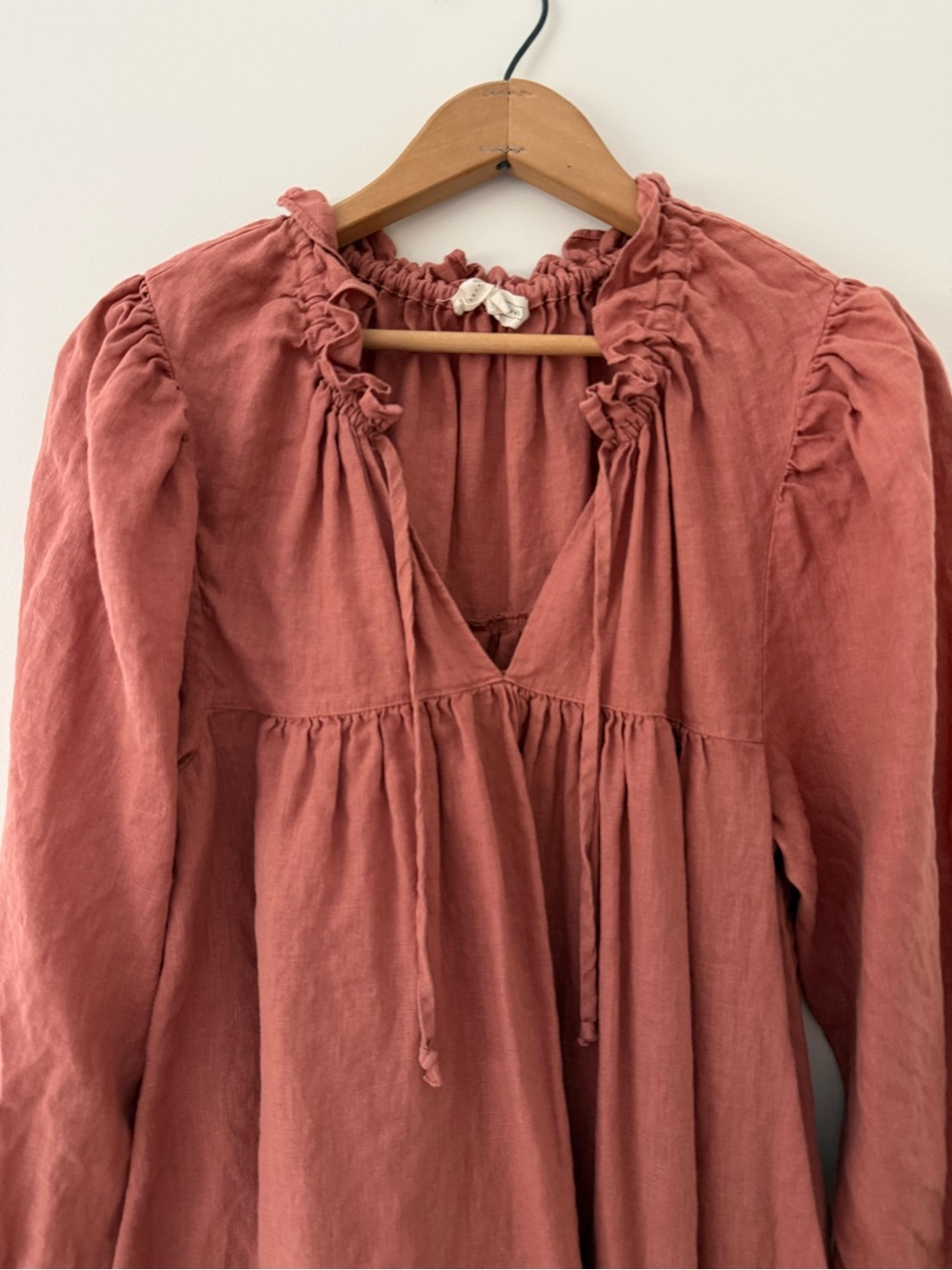 Hansel from Basel ruffled linen dress